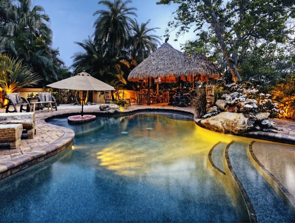 Pool at a Tropical Resort